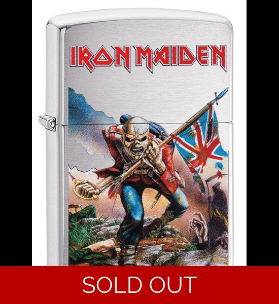 Iron Maiden The Trooper Street Chrome Zippo